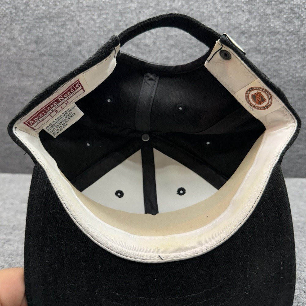 Pittsburgh Penguins Vintage Hat Strap Back American Needle Robopen Strap - Picture 10 of 11